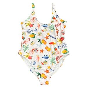 NWOT Old Navy Vacation Graphics One Piece Swimsuit Size 2X